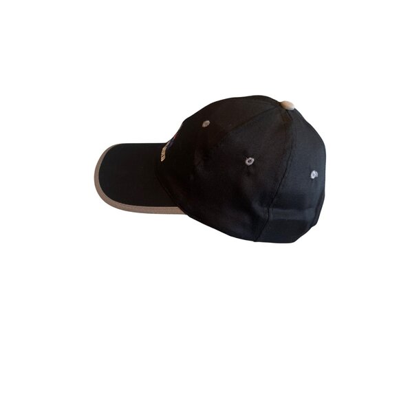 New Zealand Embroidered Black Baseball Cap W/ Adjustable Strapback Design - Picture 2 of 5